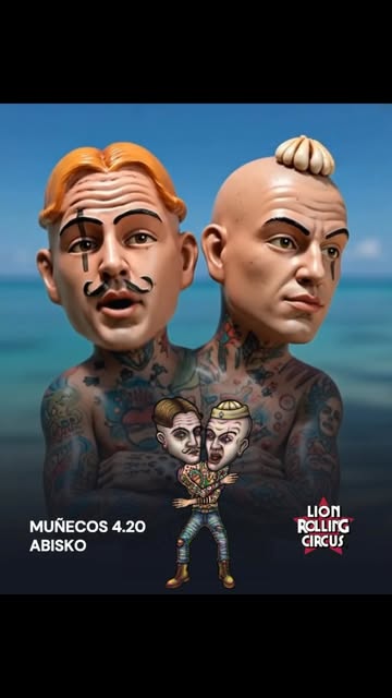 Muñecos 4.20 de Lion Rolling Circus